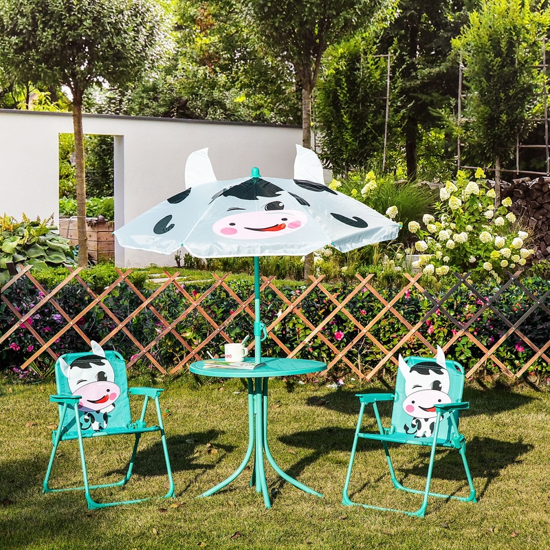 Outdoor Folding Kids Table and - Kids Outdoor Furniture Set avis et prix