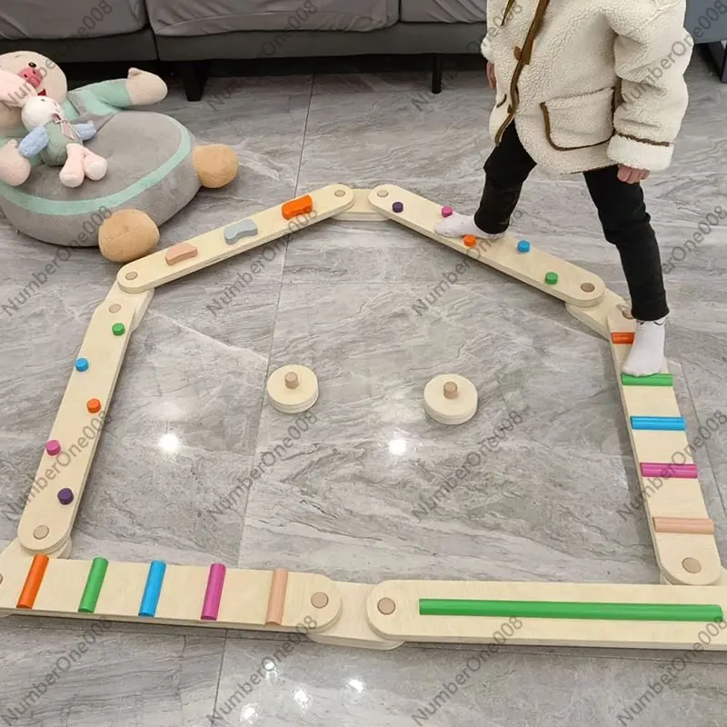 Thick Wooden Balance Beam Tact - Kids Outdoor Balance Beam avis et prix