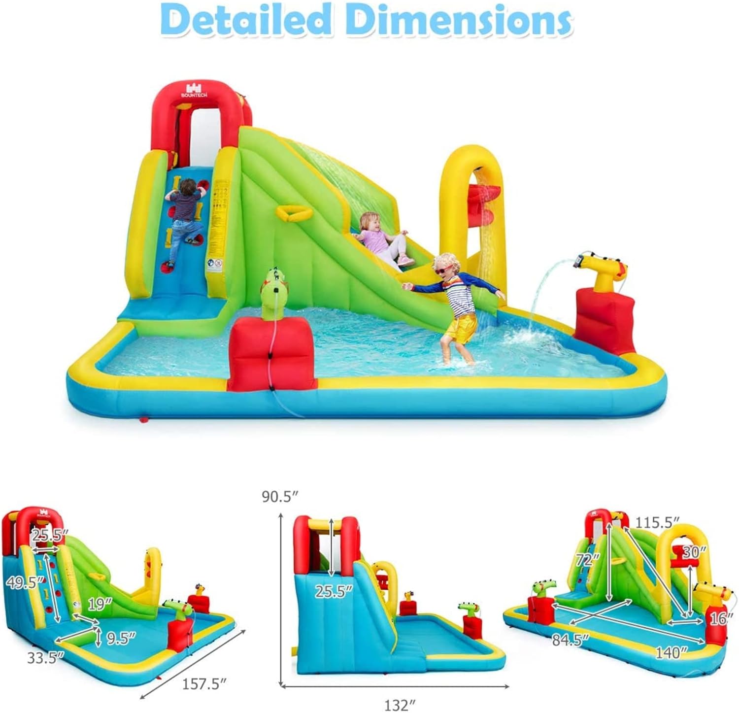 Mega Inflatable Water Park Bou - Kids Outdoor Gifts avis et prix