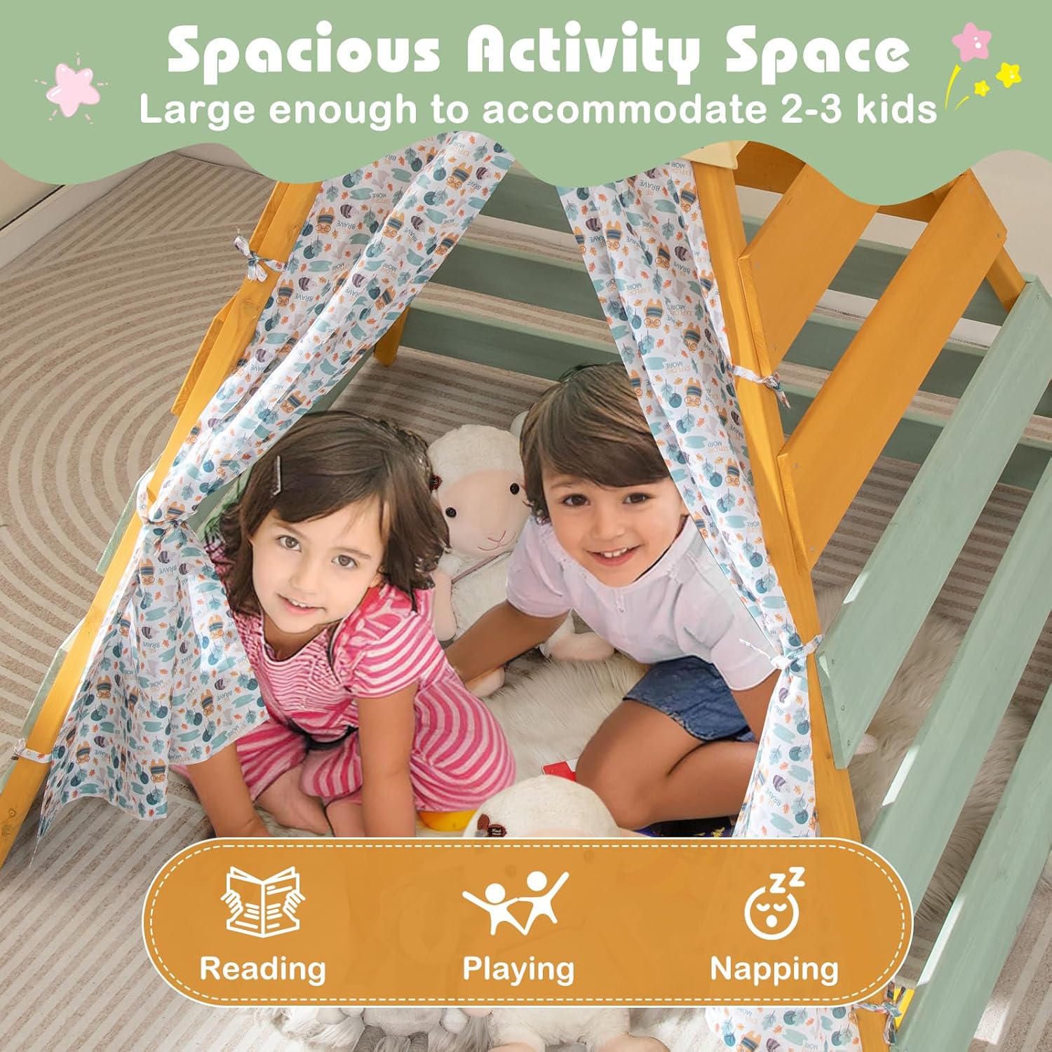Teepee Tent for Kids, Large Ki - Kids Outdoor Teepee avis et prix