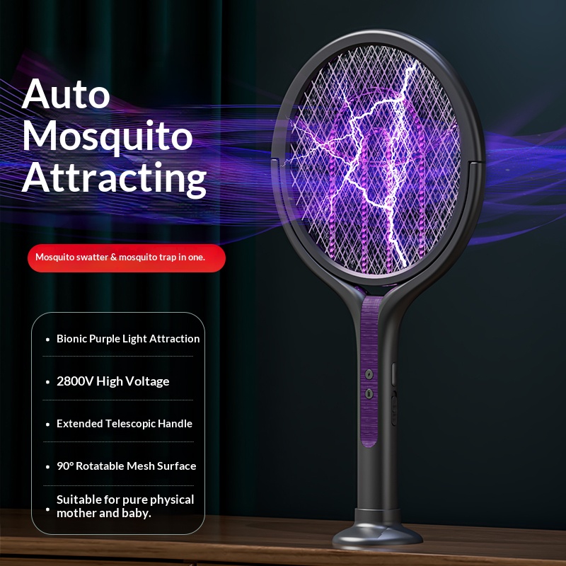 Rotating Head Bug Zapper Racke - Bug Catching Kit avis et prix