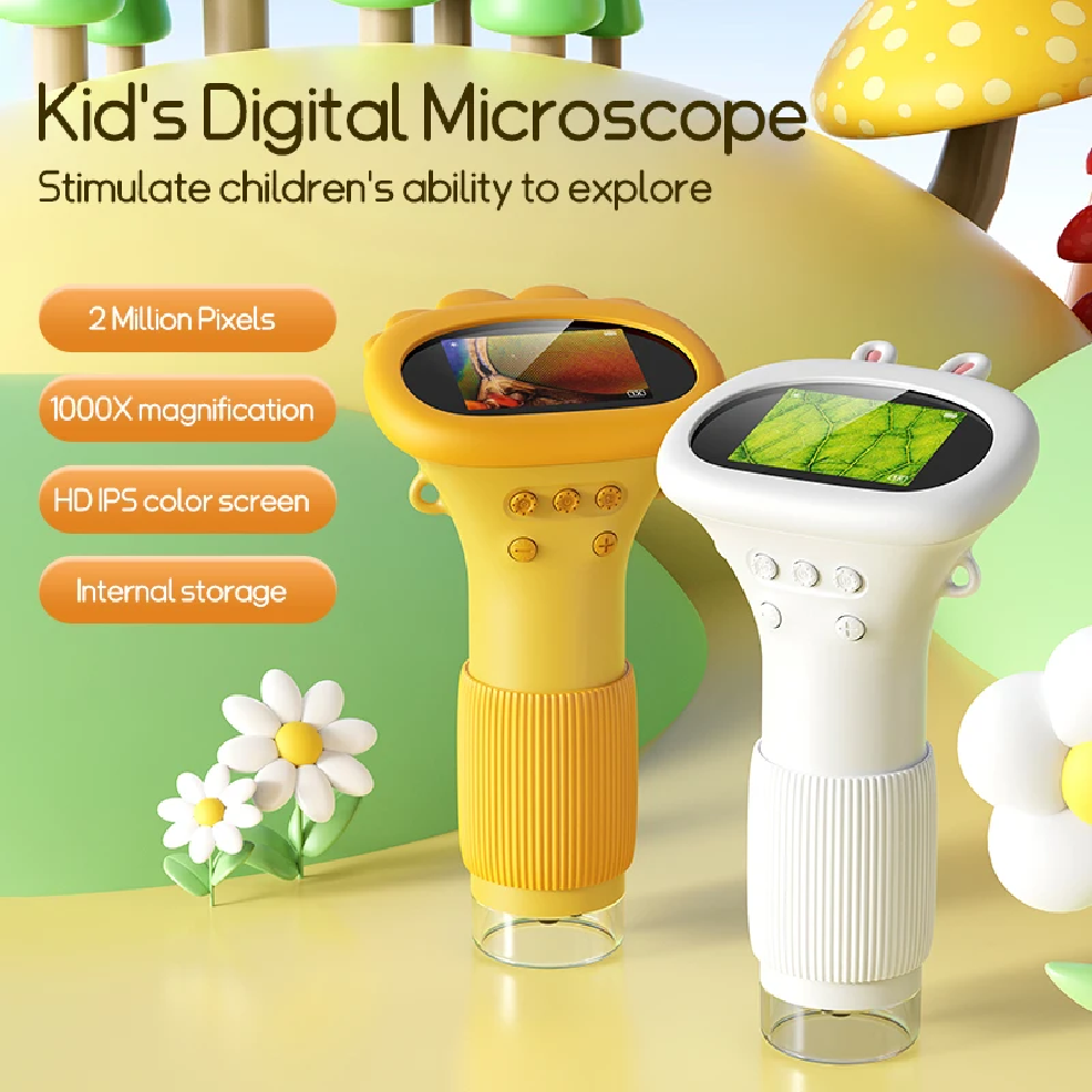 2.0 Inch Mini Pocket Microscop - Kids Outdoor Microscope avis et prix