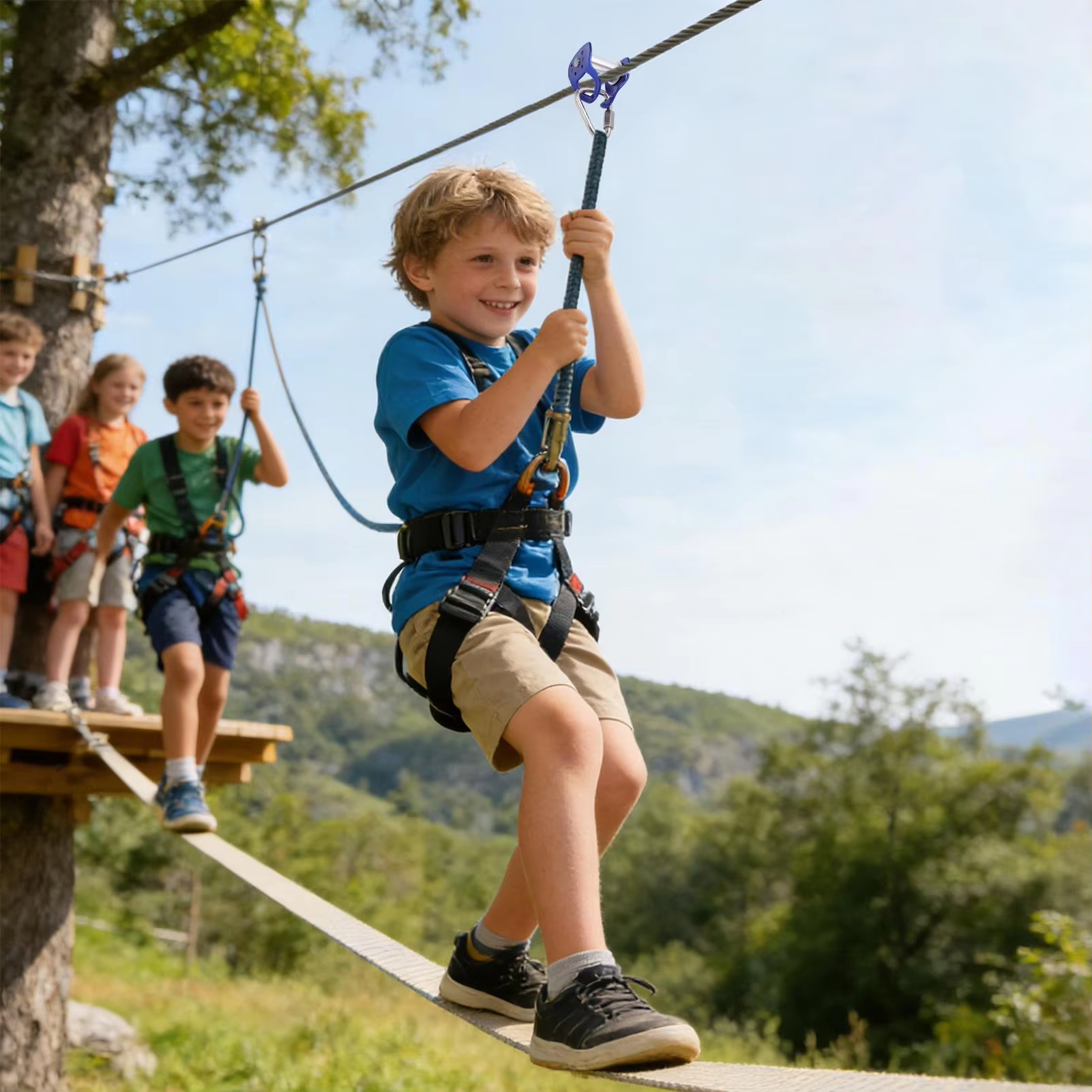 Outdoor 30 KN Zipline Pulley S - Kids Outdoor Furniture Set avis et prix