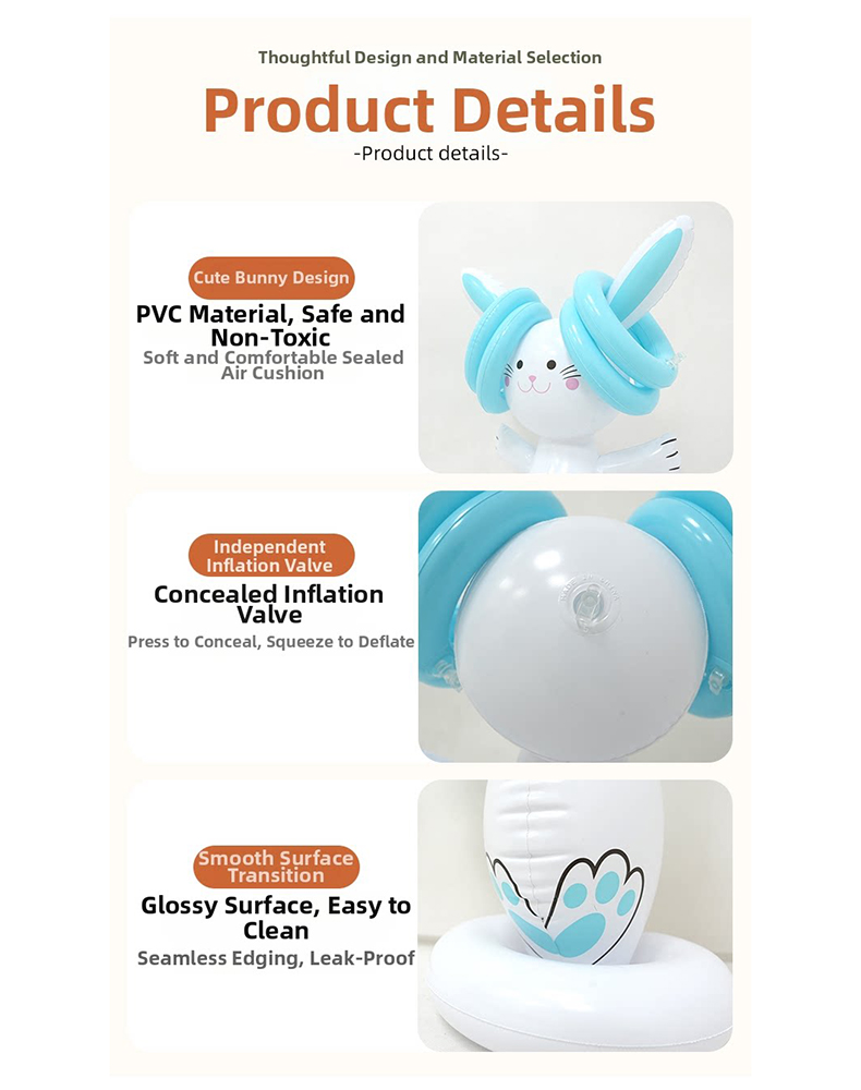 Easter Inflatable Bunny Ring T - Outdoor Toys For Kids avis et prix