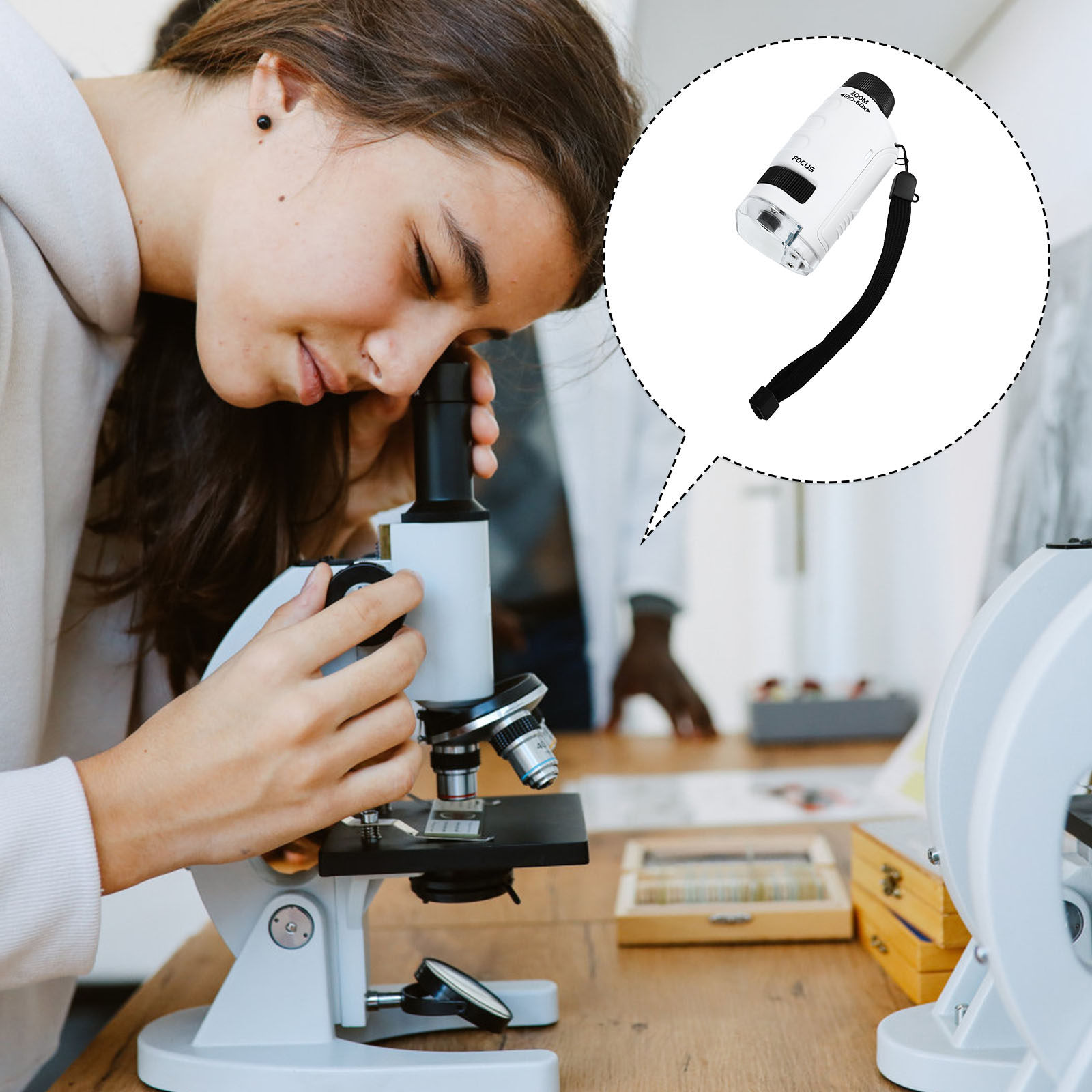 1Set Portable Kids Microscope  - Kids Outdoor Microscope avis et prix
