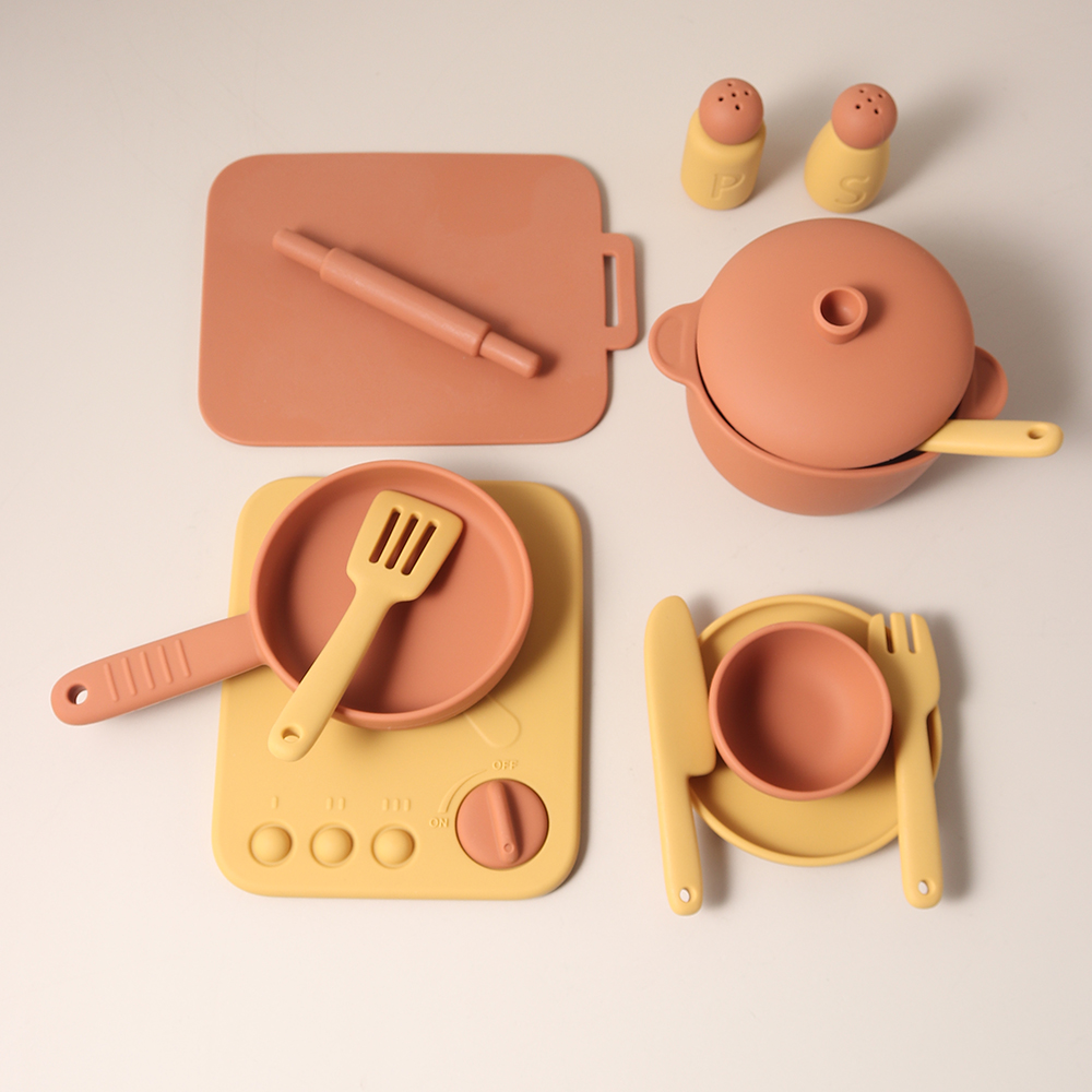 13 pcs set silicone cooking pl - Kids Outdoor Kitchen avis et prix