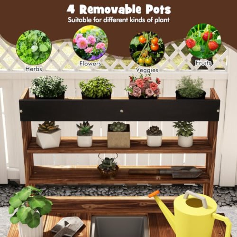 Outdoor kids potting bench for - Kids Outdoor Garden avis et prix