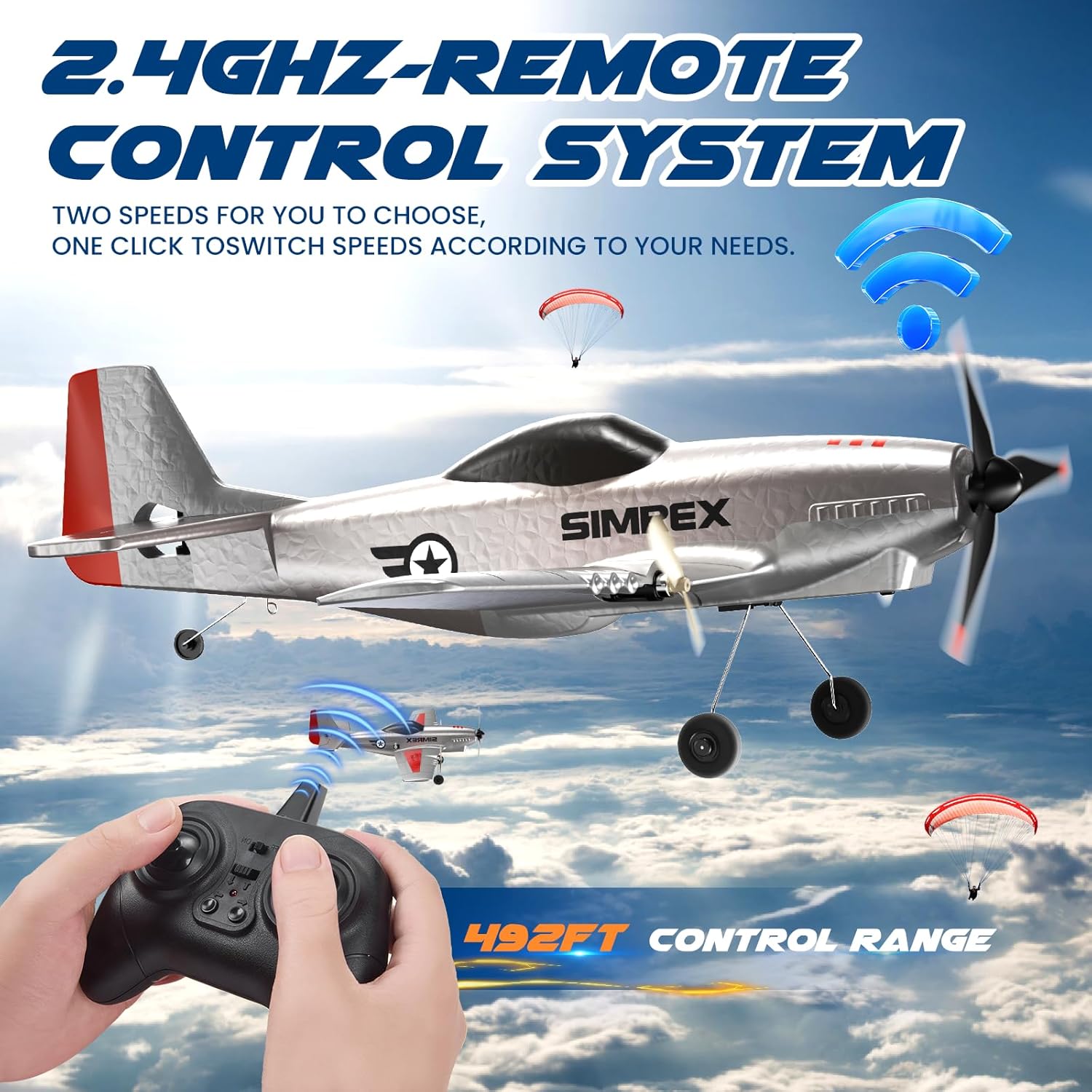 2.4GHz 3-Channel P51 Foam Glid - Kids Outdoor Gifts avis et prix