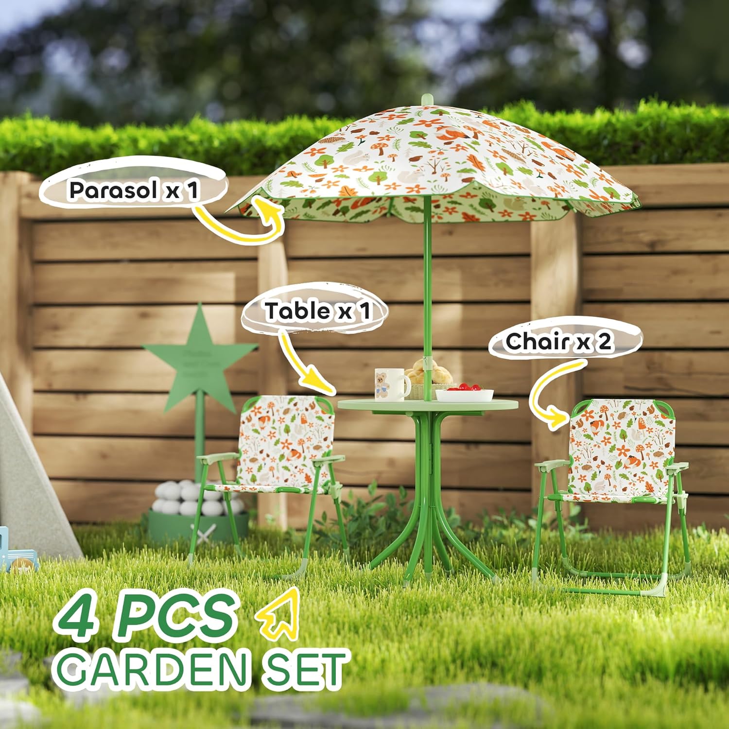 Kids Picnic Table Chair Set Fo - Kids Outdoor Furniture Set avis et prix