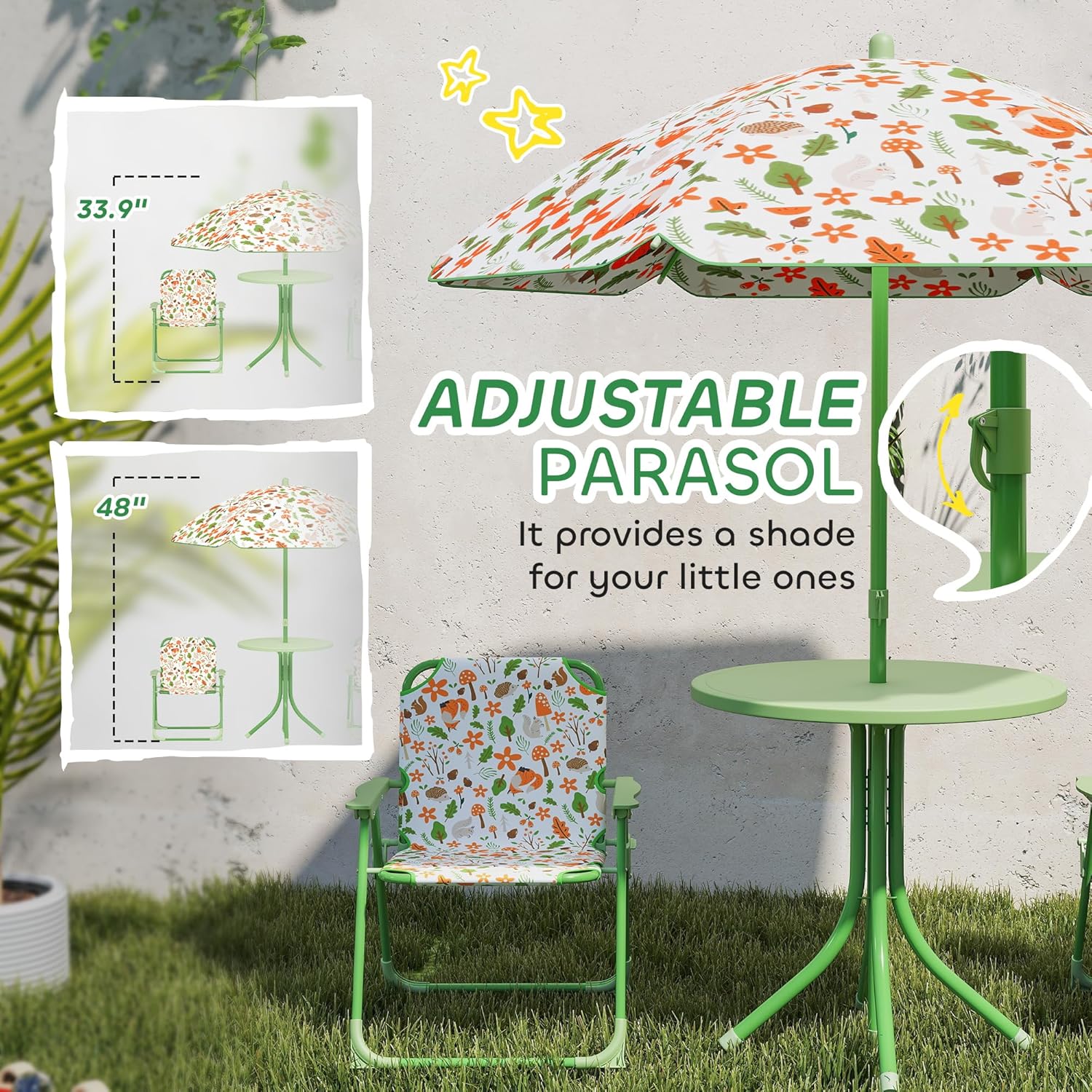 Kids Picnic Table Chair Set Fo - Kids Outdoor Furniture Set avis et prix