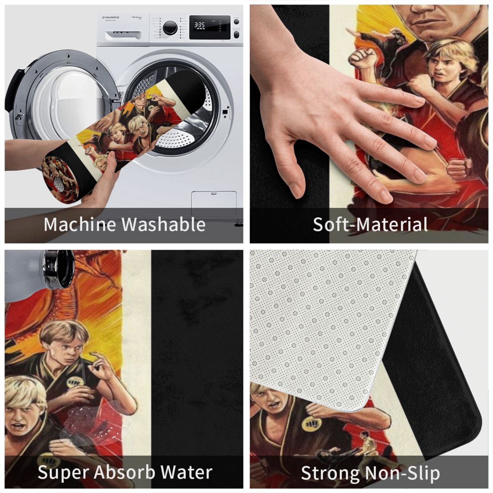 80s Martial Arts Movie Carpet  - Kids Outdoor Floor Cushions avis et prix