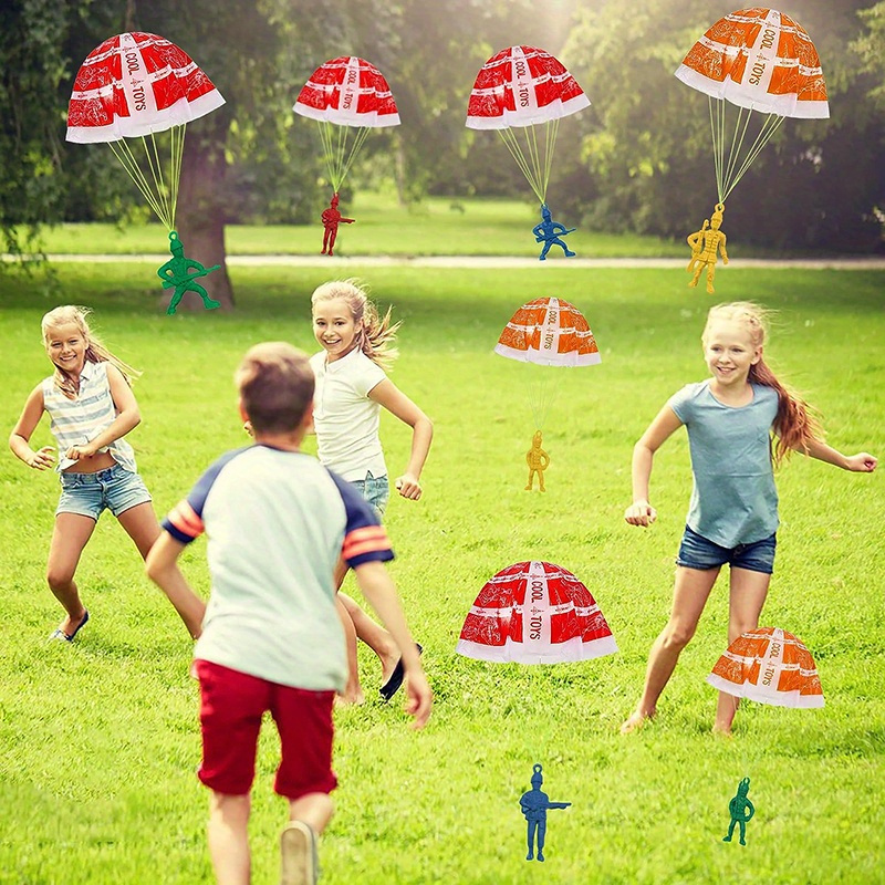 10/100pcs Parachute Toys for K - Kids Outdoor Games Ideas avis et prix