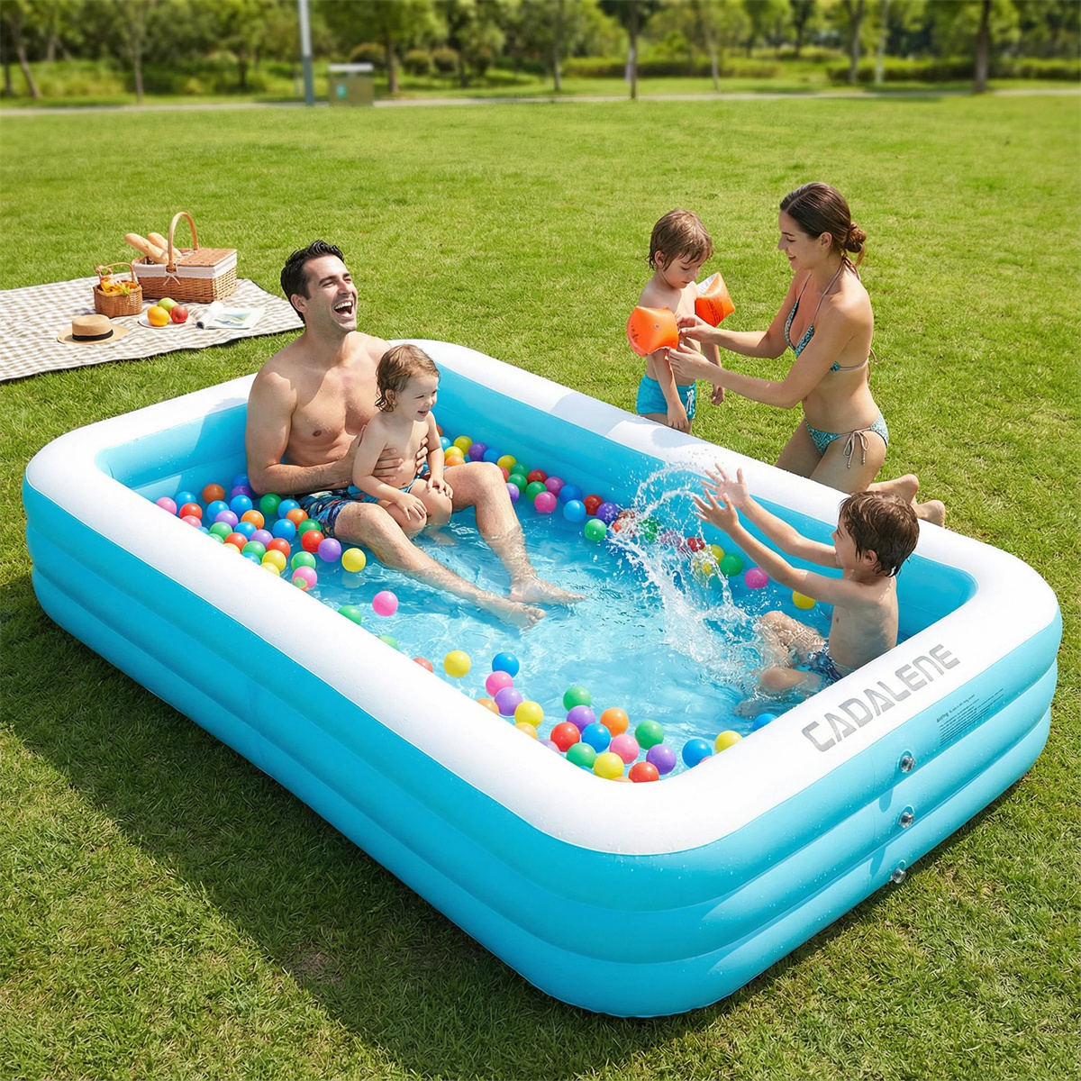 Inflatable swimming Pool for K - Kids Outdoor Garden avis et prix