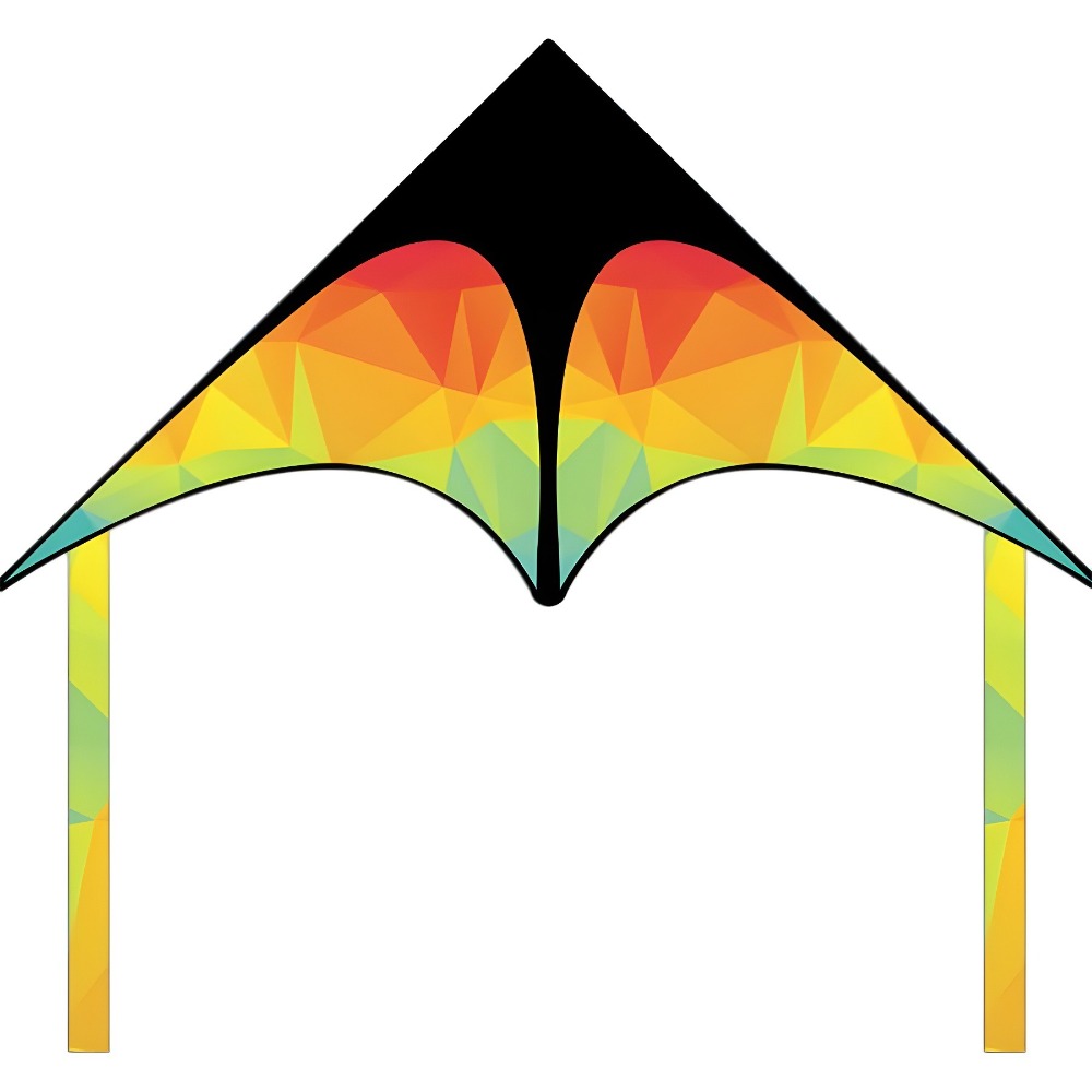 Double-tailed Large Delta Kite - Kite Easy Fly Kids avis et prix