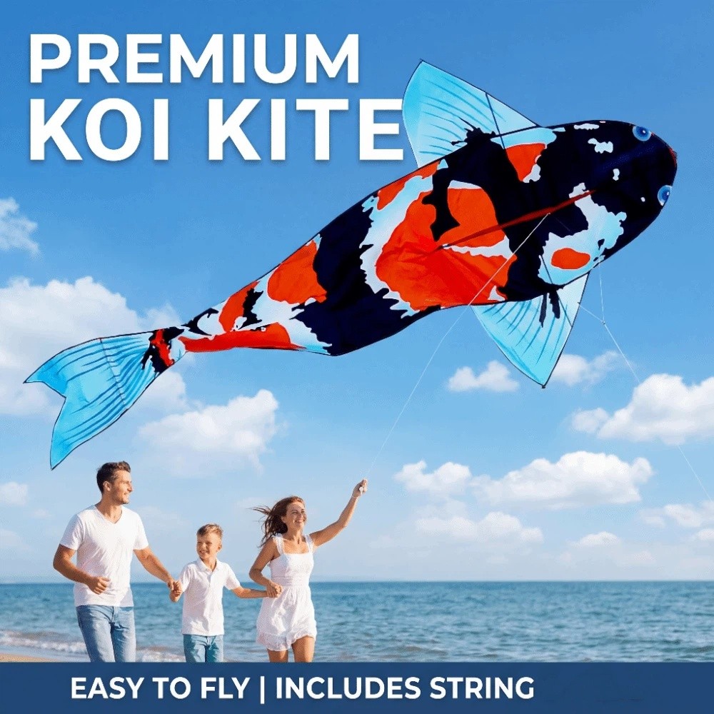 New Easy To Fly Large Fish Kit - Kite Easy Fly Kids avis et prix