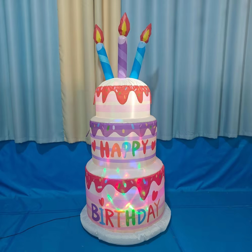1.8M Inflatable Birthday Cake  - Kids Outdoor Gifts avis et prix