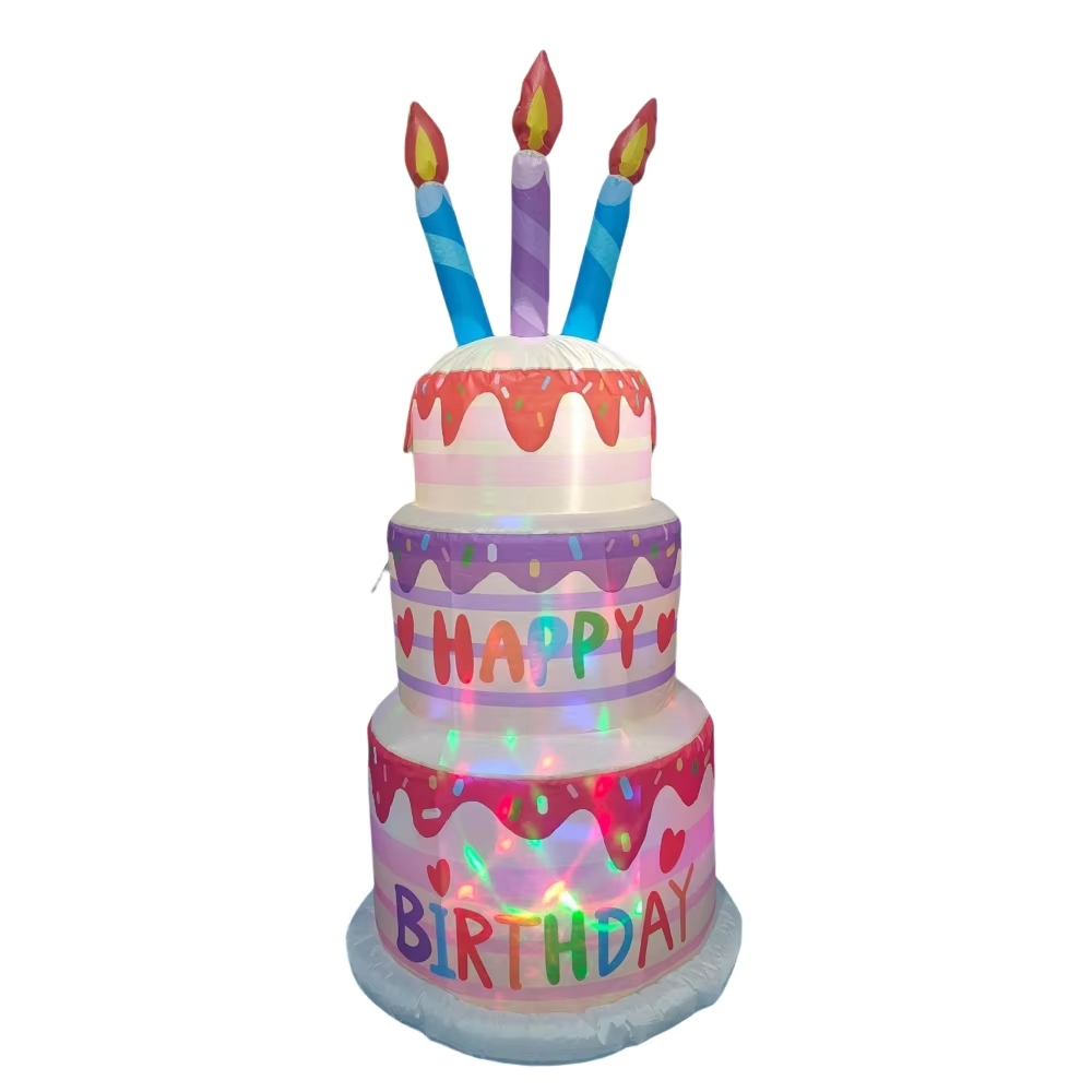 1.8M Inflatable Birthday Cake  - Kids Outdoor Gifts avis et prix