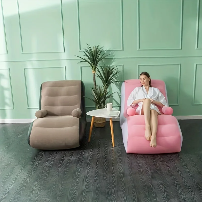 Inflatable Lazy Sofa Flocking  - Kids Outdoor Lounge Chair avis et prix