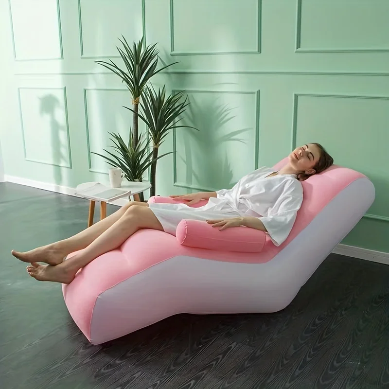 Inflatable Lazy Sofa Flocking  - Kids Outdoor Lounge Chair avis et prix