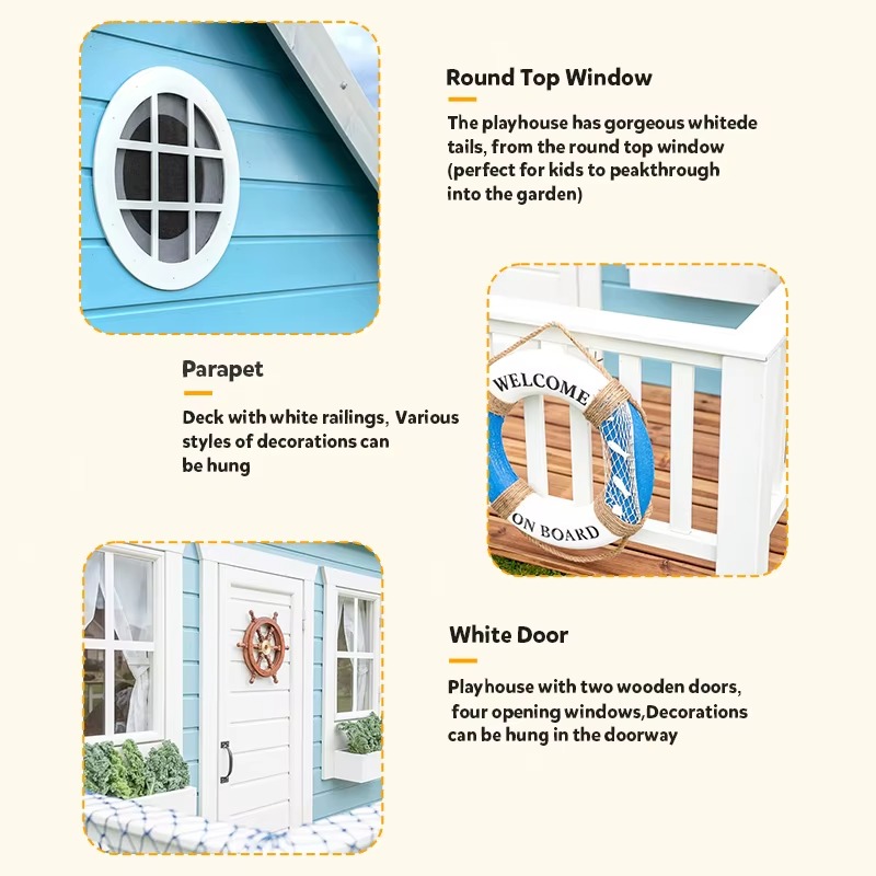 Outdoor Garden Cubby House Chi - Kids Outdoor Wooden Playhouse avis et prix