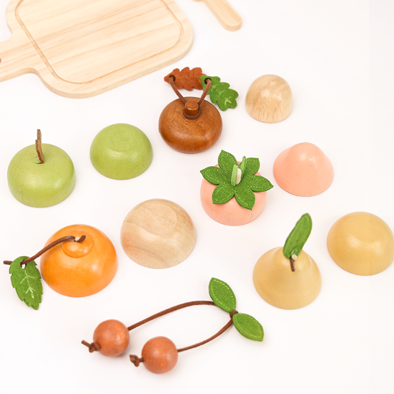 Wooden Fruit Cutting Play Set  - Kids Outdoor Kitchen avis et prix